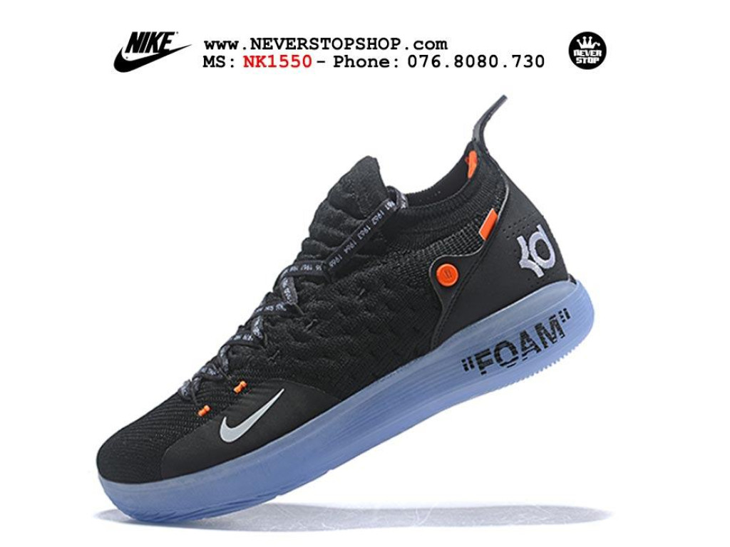 Giày Nike KD 11 Black Off White nam nữ hàng chuẩn sfake replica 1:1 real chính hãng giá rẻ tốt nhất tại NeverStopShop.com HCM