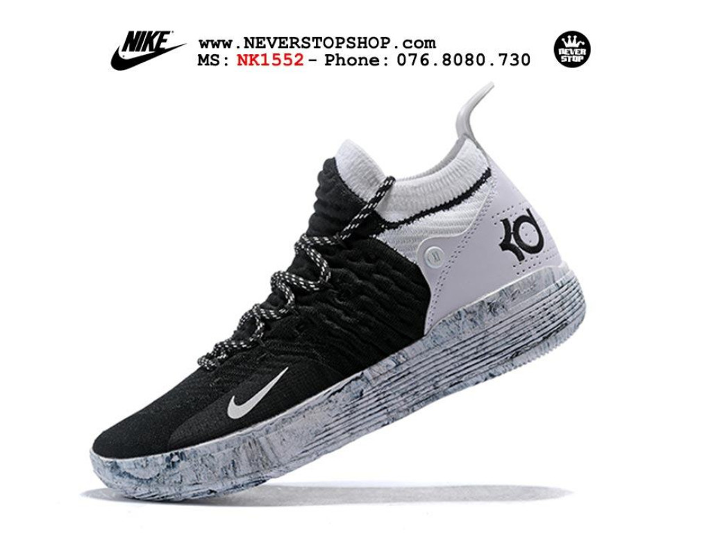 Giày Nike KD 11 Black White nam nữ hàng chuẩn sfake replica 1:1 real chính hãng giá rẻ tốt nhất tại NeverStopShop.com HCM