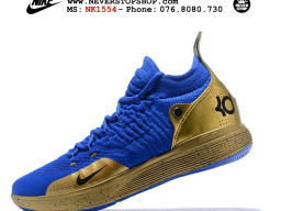 Giày Nike KD 11 Blue Gold nam nữ hàng chuẩn sfake replica 1:1 real chính hãng giá rẻ tốt nhất tại NeverStopShop.com HCM