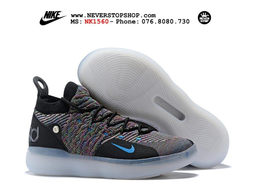 Giày NIKE KD 11 MULTICOLOR chuyên bóng rổ hàng sfake ...