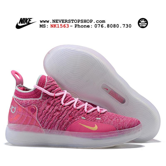 kd 11 pink shoes