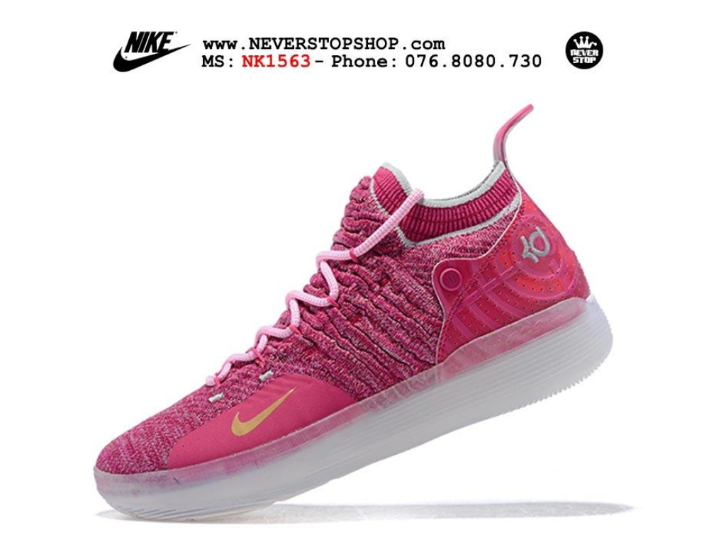 Giày Nike KD 11 Pink nam nữ hàng chuẩn sfake replica 1:1 real chính hãng giá rẻ tốt nhất tại NeverStopShop.com HCM