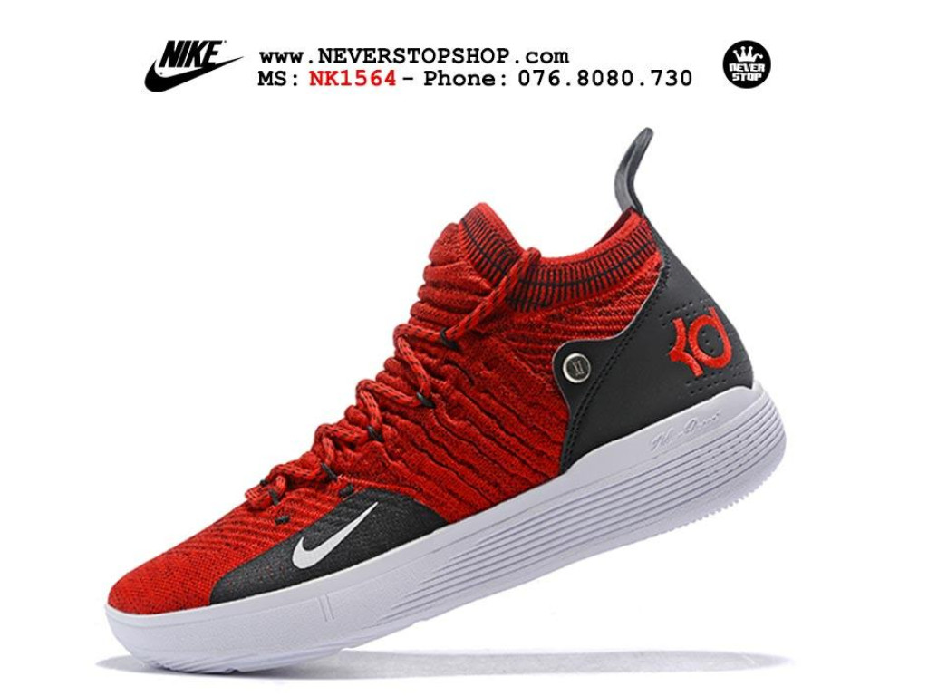 Giày Nike KD 11 Red Black nam nữ hàng chuẩn sfake replica 1:1 real chính hãng giá rẻ tốt nhất tại NeverStopShop.com HCM