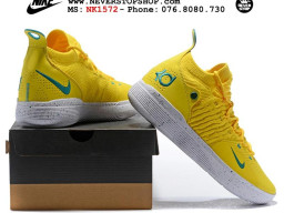 Giày Nike KD 11 Yellow White nam nữ hàng chuẩn sfake replica 1:1 real chính hãng giá rẻ tốt nhất tại NeverStopShop.com HCM