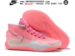 Giày Nike KD 12 Aunt Pearl Pink nam nữ hàng chuẩn sfake replica 1:1 real chính hãng giá rẻ tốt nhất tại NeverStopShop.com HCM