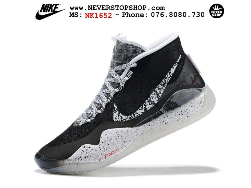 Giày Nike KD 12 Black Cement nam nữ hàng chuẩn sfake replica 1:1 real chính hãng giá rẻ tốt nhất tại NeverStopShop.com HCM