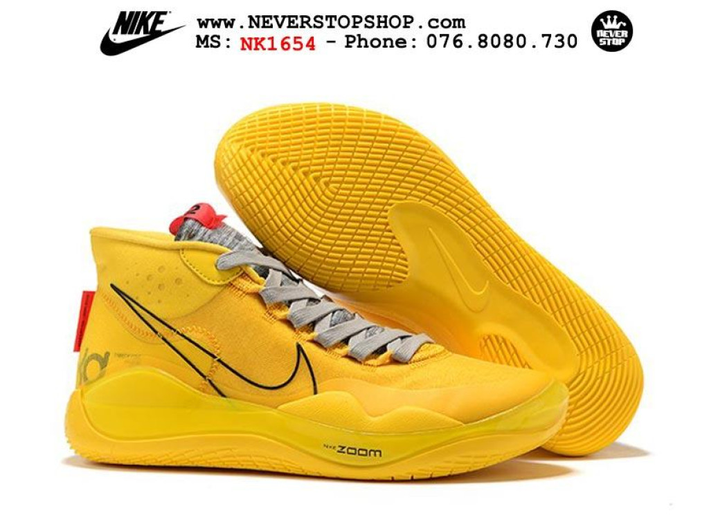 Giày Nike KD 12 Bruce Lee Yellow nam nữ hàng chuẩn sfake replica 1:1 real chính hãng giá rẻ tốt nhất tại NeverStopShop.com HCM
