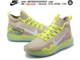 Giày Nike KD 12 Flywire Grey Volt nam nữ hàng chuẩn sfake replica 1:1 real chính hãng giá rẻ tốt nhất tại NeverStopShop.com HCM