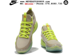 Giày Nike KD 12 Flywire Grey Volt nam nữ hàng chuẩn sfake replica 1:1 real chính hãng giá rẻ tốt nhất tại NeverStopShop.com HCM