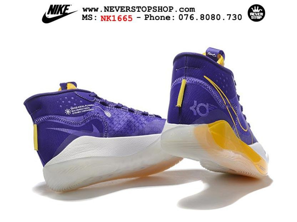 Giày Nike KD 12 Lakers nam nữ hàng chuẩn sfake replica 1:1 real chính hãng giá rẻ tốt nhất tại NeverStopShop.com HCM