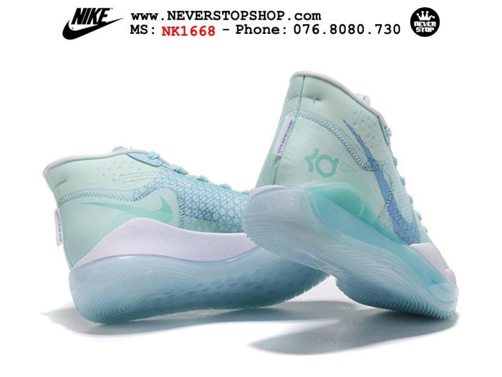 Giày Nike KD 12 Mint Blue nam nữ hàng chuẩn sfake replica 1:1 real chính hãng giá rẻ tốt nhất tại NeverStopShop.com HCM
