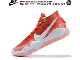 Giày Nike KD 12 Red White nam nữ hàng chuẩn sfake replica 1:1 real chính hãng giá rẻ tốt nhất tại NeverStopShop.com HCM