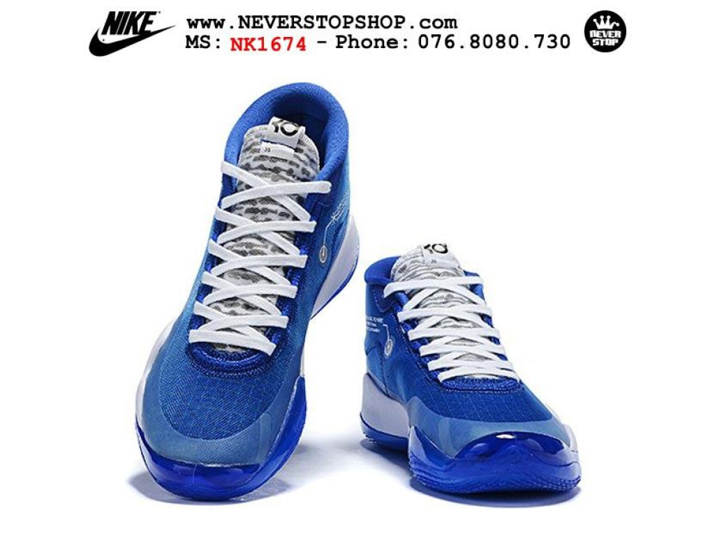 Giày Nike KD 12 Royal Blue nam nữ hàng chuẩn sfake replica 1:1 real chính hãng giá rẻ tốt nhất tại NeverStopShop.com HCM