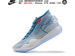 Giày Nike KD 12 White Blue nam nữ hàng chuẩn sfake replica 1:1 real chính hãng giá rẻ tốt nhất tại NeverStopShop.com HCM