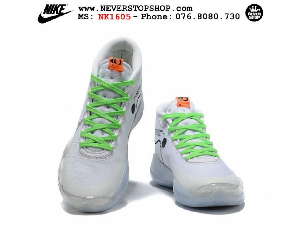 Giày Nike KD 12 White Ice nam nữ hàng chuẩn sfake replica 1:1 real chính hãng giá rẻ tốt nhất tại NeverStopShop.com HCM
