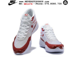 Giày Nike KD 12 White Red nam nữ hàng chuẩn sfake replica 1:1 real chính hãng giá rẻ tốt nhất tại NeverStopShop.com HCM