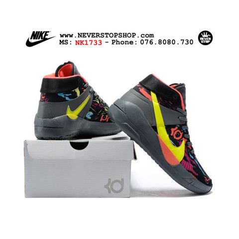 Nike KD 13 Black Grey Yellow