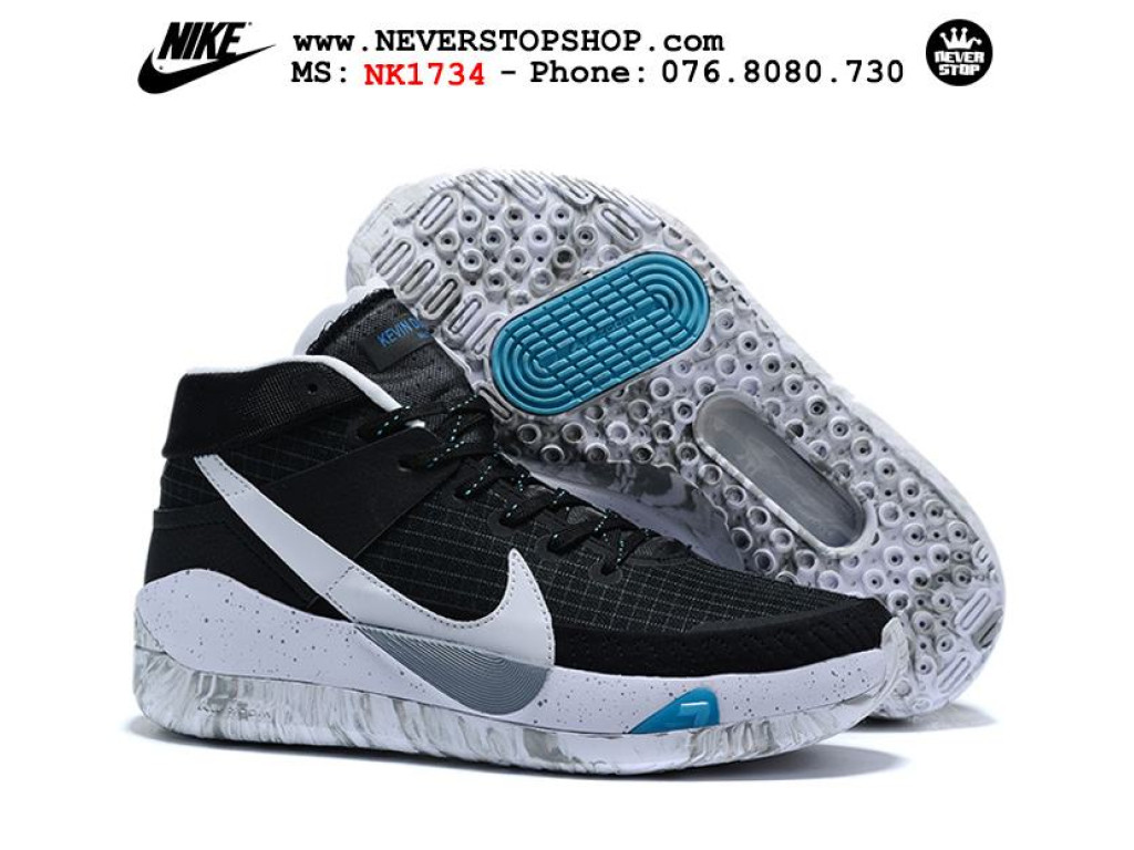 Giày Nike KD 13 Đen Trắng hàng chuẩn sfake replica 1:1 real chính hãng giá rẻ tốt nhất tại NeverStopShop.com HCM