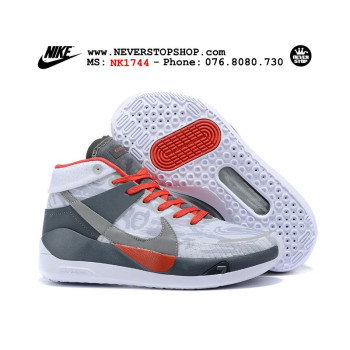 Nike KD 13 Grey White Red
