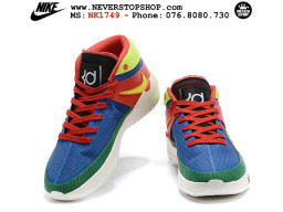 Giày Nike KD 13 Xanh Đỏ Vàng hàng chuẩn sfake replica 1:1 real chính hãng giá rẻ tốt nhất tại NeverStopShop.com HCM