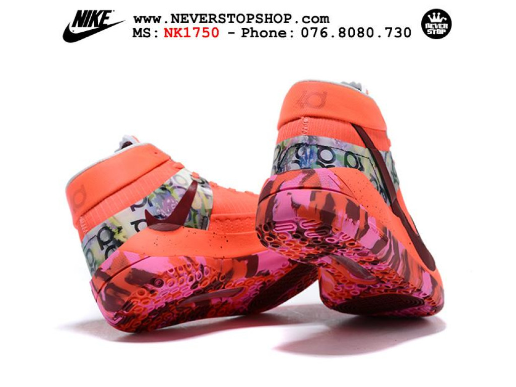 Giày Nike KD 13 Đỏ Cam hàng chuẩn sfake replica 1:1 real chính hãng giá rẻ tốt nhất tại NeverStopShop.com HCM