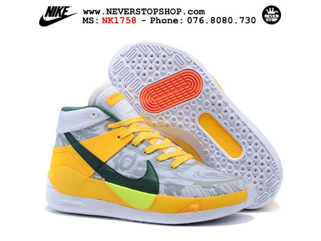 Giày Nike KD 13 Trắng Vàng hàng chuẩn sfake replica 1:1 real chính hãng giá rẻ tốt nhất tại NeverStopShop.com HCM