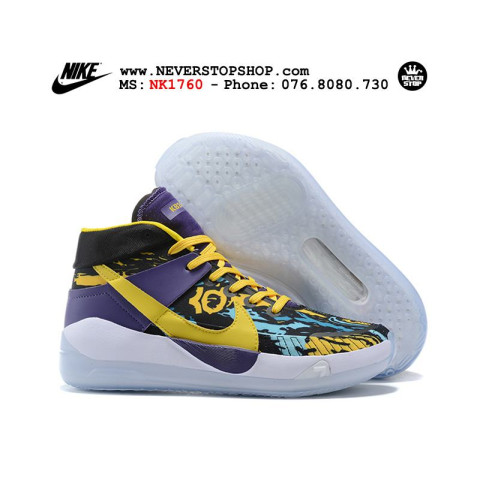 Nike KD 13 Yellow Purple White