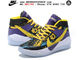 Giày Nike KD 13 Vàng Tím Trắng hàng chuẩn sfake replica 1:1 real chính hãng giá rẻ tốt nhất tại NeverStopShop.com HCM