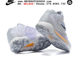 Giày thể thao Nike KD 14 Trắng Xám nam sfake replica 1:1 real chính hãng giá rẻ tốt nhất tại NeverStopShop.com HCM