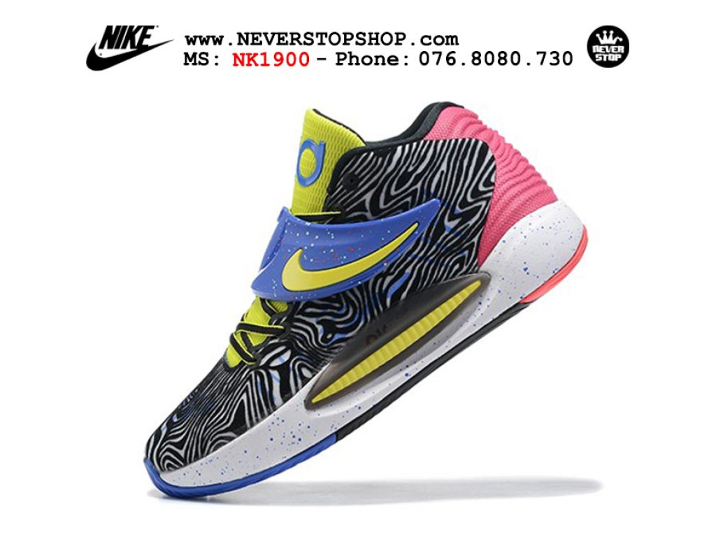 Giày thể thao Nike KD 14 Đen Sọc nam sfake replica 1:1 real chính hãng giá rẻ tốt nhất tại NeverStopShop.com HCM