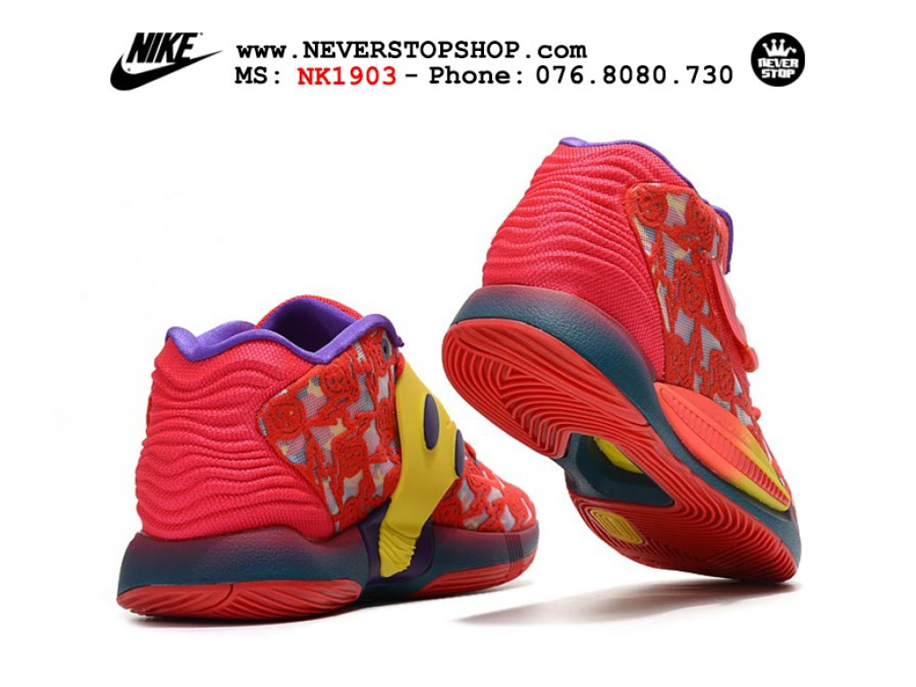 Giày thể thao Nike KD 14 Đỏ Vàng nam sfake replica 1:1 real chính hãng giá rẻ tốt nhất tại NeverStopShop.com HCM