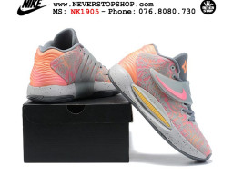 Giày thể thao Nike KD 14 Hồng Xám nam sfake replica 1:1 real chính hãng giá rẻ tốt nhất tại NeverStopShop.com HCM