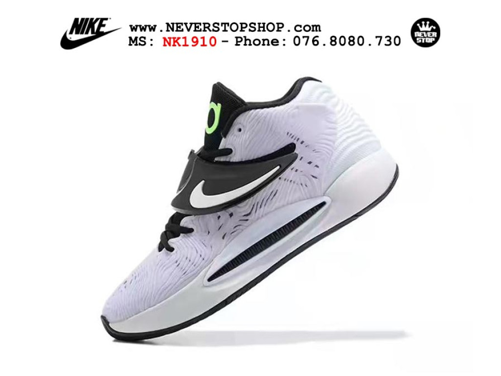 Giày thể thao Nike KD 14 Trắng Đen nam sfake replica 1:1 real chính hãng giá rẻ tốt nhất tại NeverStopShop.com HCM