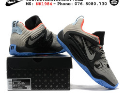Giày bóng rổ nam Nike KD 15 Đen Xám Xanh sfake replica 1:1 authentic chính hãng giá rẻ tốt HCM