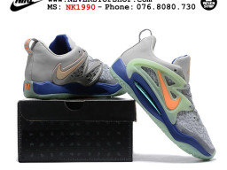 Giày bóng rổ nam Nike KD 15 Xám Xanh sfake replica 1:1 authentic chính hãng giá rẻ tốt HCM