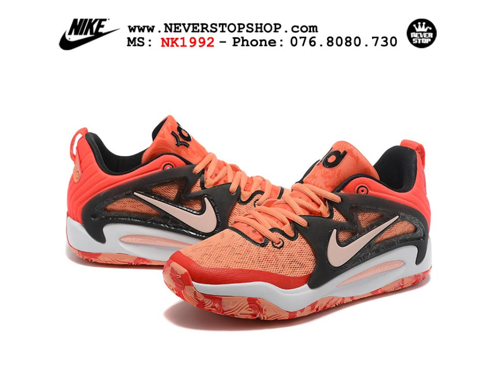 Giày bóng rổ nam Nike KD 15 Đỏ Đen sfake replica 1:1 authentic chính hãng giá rẻ tốt HCM