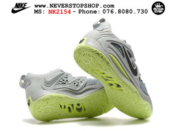Giày bóng rổ nam Nike KD 15 Xám Xanh Lá sfake replica 1:1 authentic chính hãng giá rẻ tốt HCM