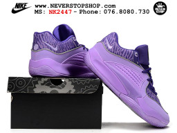 Giày bóng rổ cổ thấp Nike KD 16 Tím bản đẹp replica 1:1 like authentic chính hãng real giá rẻ tốt HCM 