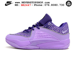 Giày bóng rổ cổ thấp Nike KD 16 Tím bản đẹp replica 1:1 like authentic chính hãng real giá rẻ tốt HCM 