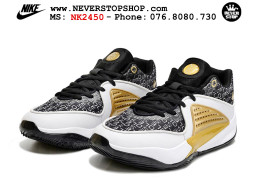 Giày bóng rổ cổ thấp Nike KD 16 Vàng Trắng bản đẹp replica 1:1 like authentic chính hãng real giá rẻ tốt HCM 