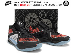 Giày bóng rổ cổ thấp Nike KD 16 Đen Cam bản đẹp replica 1:1 like authentic chính hãng real giá rẻ tốt HCM 