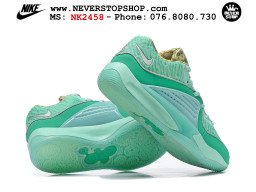 Giày bóng rổ cổ thấp Nike KD 16 Xanh Mint bản đẹp replica 1:1 like authentic chính hãng real giá rẻ tốt HCM 
