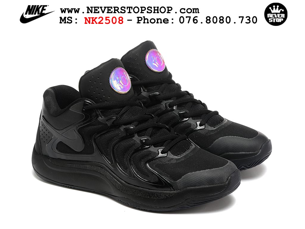 Giày bóng rổ cổ thấp Nike KD 17 Đen tích hợp full Air Zoom bản đẹp replica 1:1 like authentic chính hãng real giá rẻ tốt HCM