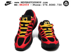 Giày bóng rổ cổ thấp Nike KD 18 Đỏ Đen mẫu mới best batch replica 1:1 like authentic chính hãng real giá rẻ tốt HCM