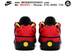Giày bóng rổ cổ thấp Nike KD 18 Đỏ Đen mẫu mới best batch replica 1:1 like authentic chính hãng real giá rẻ tốt HCM