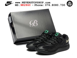 Giày bóng rổ cổ thấp Nike KD 18 Đen Xanh Ngọc mẫu mới best batch replica 1:1 like authentic chính hãng real giá rẻ tốt HCM