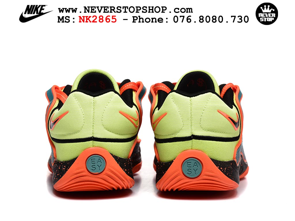 Giày bóng rổ cổ thấp Nike KD 18 Vàng Cam mẫu mới best batch replica 1:1 like authentic chính hãng real giá rẻ tốt HCM