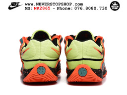 Giày bóng rổ cổ thấp Nike KD 18 Vàng Cam mẫu mới best batch replica 1:1 like authentic chính hãng real giá rẻ tốt HCM