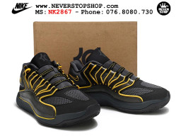 Giày bóng rổ cổ thấp Nike KD 18 Đen Vàng mẫu mới best batch replica 1:1 like authentic chính hãng real giá rẻ tốt HCM