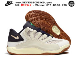 Giày bóng rổ cổ thấp Nike KD 18 Trắng Tím mẫu mới best batch replica 1:1 like authentic chính hãng real giá rẻ tốt HCM